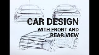 Famous Car design with Front and Rear view Profile