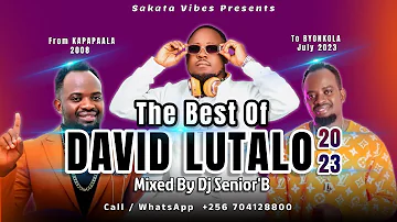 The Best Of DAVID LUTALO Mix - Dj Senior'B [From KAPAPAALA 2008 To BYONKOLA July 2023] All In One.