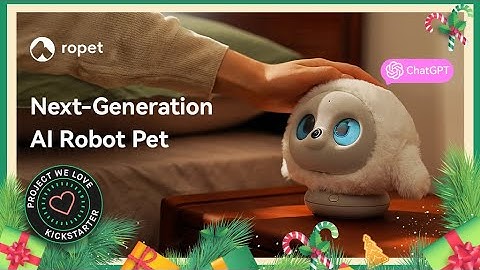 A Kickstarter Project We Love: Ropet: Your Next-Generation AI Robot Pet