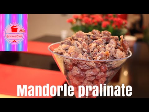 Ricetta MANDORLE PRALINATE AL profumo di VANIGLIA E ARANCIA- come fare le mandorle caramellate