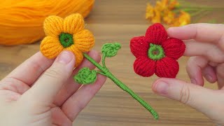 Trend Tunisian Crochet motifs *Very easy Tunisian crochet pattern explanation #crochet #knitting