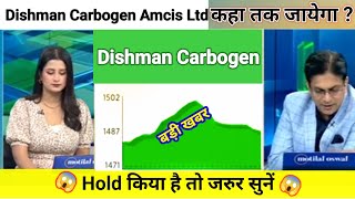 Disman Carbogen Share Latest News L Disman Carbogen Share Price Today L Disman Carbogen Share