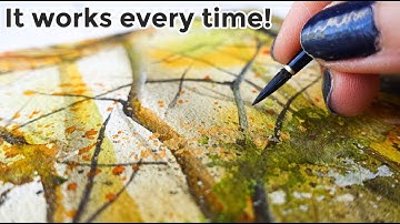 Dit DETAIL zal de manier waarop u met waterverf schildert VERANDEREN!