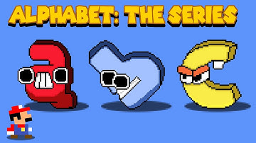 Tiny Mario vs Alphabet Lore Babies (A - Z...) But Fixing Letters | Game Animation