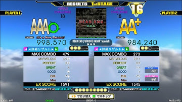 [DDR A] DEAD END ("GROOVE RADAR" Special) [Single-CHALLENGE] 998,570 FC by HO4-KETI