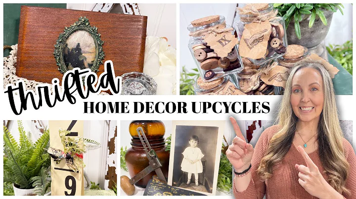 THRIFTED diy home decor - Trash to Treasure thrift finds