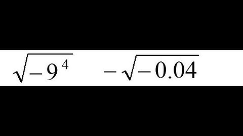 Express Square Roots of Negative Numbers Using 𝑗 ( i ) 10