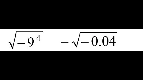 Express Square Roots of Negative Numbers Using 𝑗 ( i ) 10