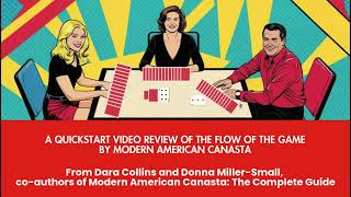 Modern American Canasta Game Play Overview! Are you ready to learn to play? screenshot 4