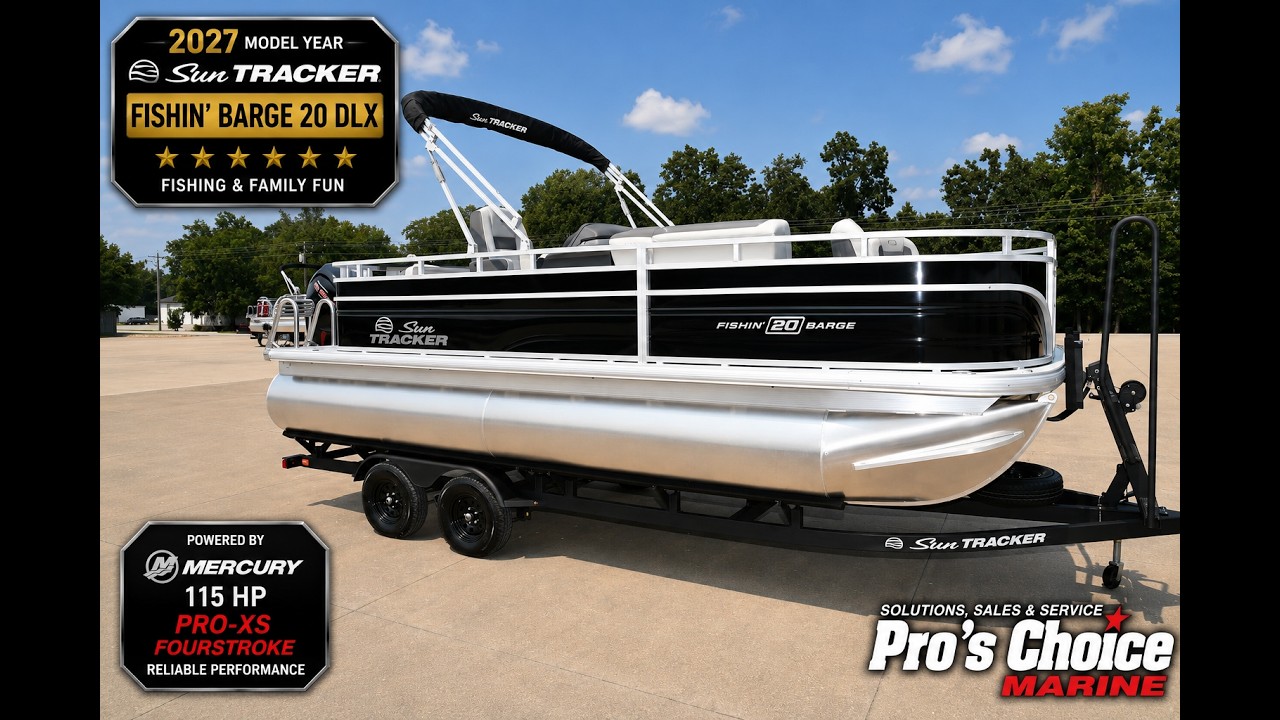 New 2027 Sun Tracker Fishin' Barge 20 DLX for sale in Warsaw