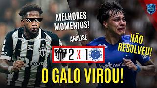 GALO VIRA E ELIMINA O CRUZEIRO EM CASA! | ATLÉTICO-MG 2x1 CRUZEIRO