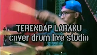 Terendap laraku naff drum cover by Nata (live studio) #naffcover #naffband #drummer #drumcover 