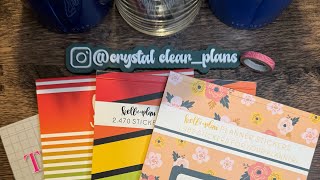 Plan With Me-Mini Planner-August Monthly Pages