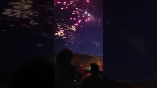 Fireworks during Ghostmane set at 20th Annual Gathering of the Juggalos