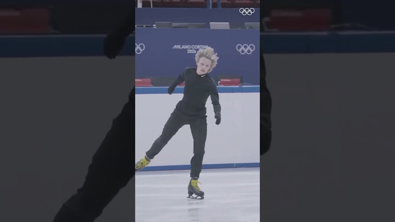 Practice with so much aura, it slows down time itself 🥶❄️ #MilanoCortina2026