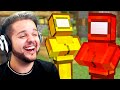 Among Us Crewmates RAID Minecraft Village!