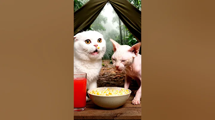 Video 11620131: scottish fold cat eating, scottish fold mix, scottish fold fluffy, cat punch