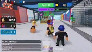 How To Get To Black Market Shopping Simulator Roblox Youtube - hwod do you become level 5 in roblox shopping simulator