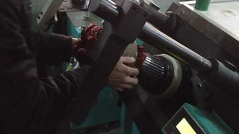 Stator Coil Inserting Machine for Coils and Wedge Paper Inserted Process