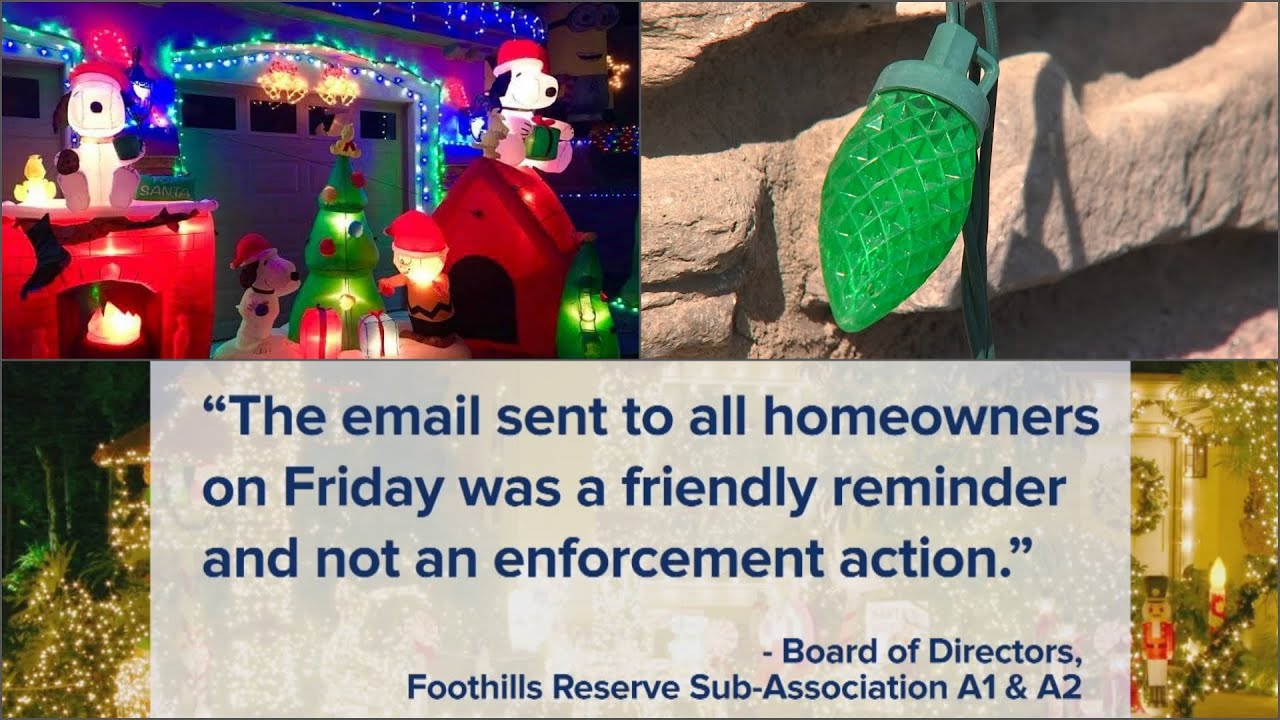 Christmas light controversy in Ahwatukee