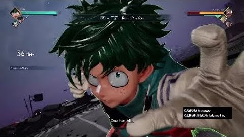Jumpforce -  (DeKu) combo with assist
