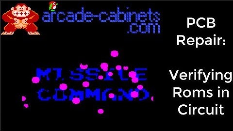 arcade PCB repair essentials - verifying ROMs in circuit