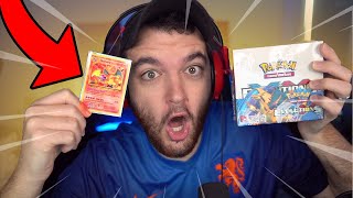I PULLED THE RAREST CHARIZARD!!! INSANE FIRST POKEMON CARD OPENING!!!