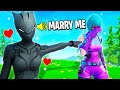 I Said YES To My GIRLFRIEND For 24 Hours In Fortnite!!