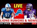 Detroit Lions News &amp; Rumors: Detroit Lions Vs. Minnesota Vikings Prediction, Injury Update + Q/A