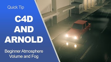 Cinema 4D and Arnold Render - Beginner Fog and Atmosphere for Creating A Cinematic Look(2020)