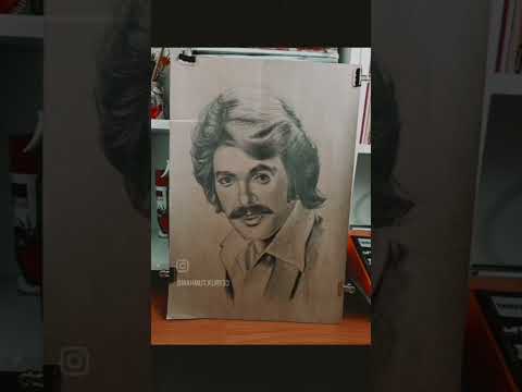 @mahmut.kurt33 Bu Çizim Herkesi Duygulandırdı... Ferdi Tayfur’a Saygı ÇalışmasıKalem  hatıran..