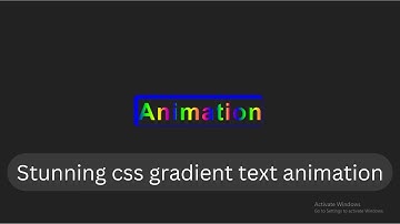 Gradient Text Animation Effects || iqraCS || Html CSS Animation #iqracs#html#css#cssanimation