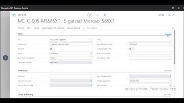 Dynamics GP to Business Central Migration | Items