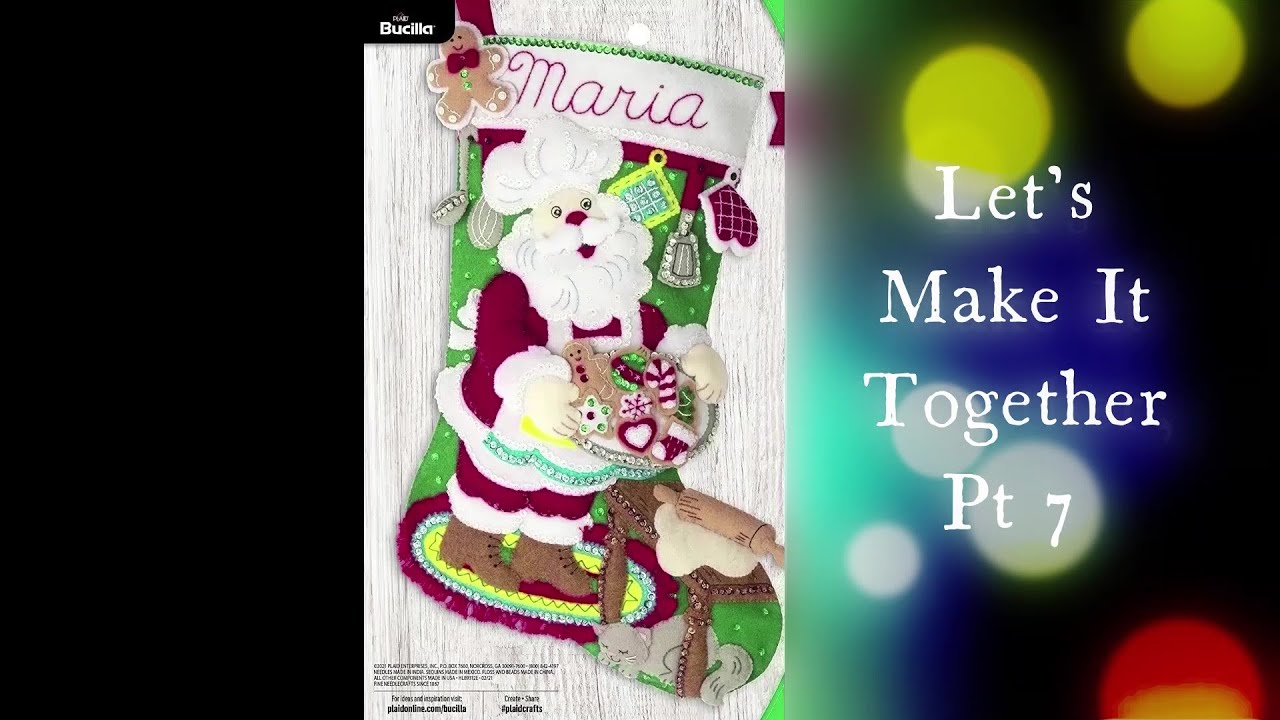 DIY Christmas Decor, Bucilla Felt Ornaments Kit Cozy Christmas The Cutest  Ornaments! Part 3 