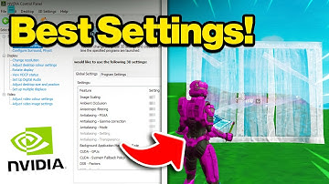 BEST NVIDIA Control Panel Settings for Fortnite (FPS BOOST & NO DELAY)