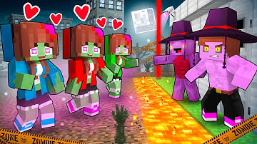 JJ LOVE CURSE VS Security House - Maizen Minecraft Animation