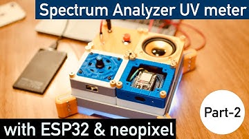 Audio spectrum analyzer with ESP32 and neopixel (16x16) Part-2