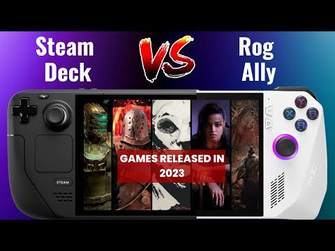 Testing Games Released In 2023 | Steam Deck Vs ROG Ally