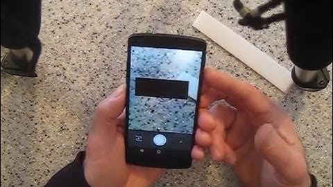 fixing Nexus 5 rear camera that wouldn