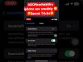 iPhone Reachability Trick Explained । One-Hand iPhone Trick You Must Enable! #iphonetips #iphone