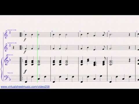 James Pierpont's Jingle Bells From Christmas Collection - Clarinet Sheet Music Video Score