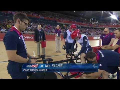 Cycling Track - Men's Individual B 1km Time Trial - London 2012
Paralympic Games