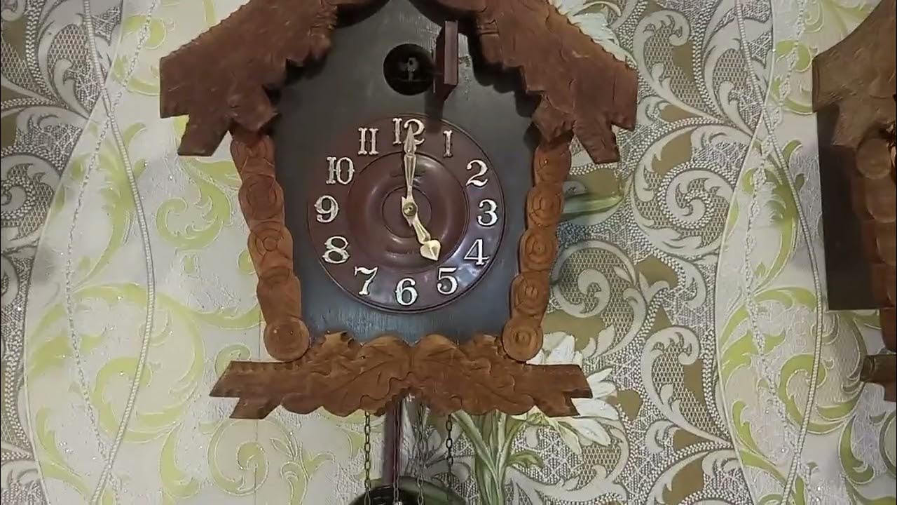 Настенные часы кукушка с оленем ( охотничий стиль ) темные - YouTube