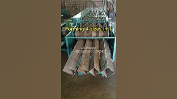 Round pipe to square pipe making machine | Flexible for steel pipe manufacturers tube mill plants