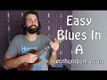 Blues in A - Ukulele Blues Tutorial - Easy Beginner Ukulele Blues