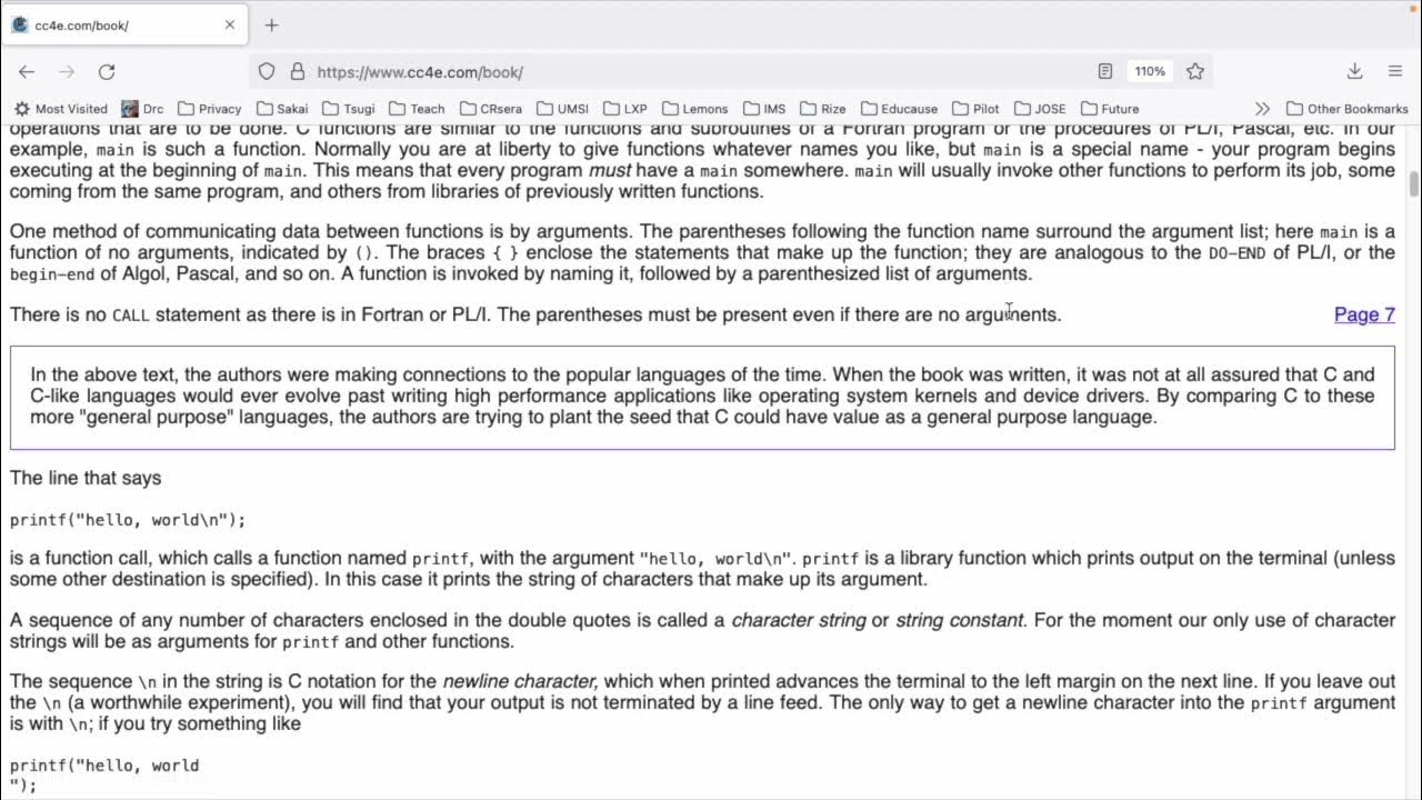 C Programming - Chapter 1 - A Tutorial Introduction - YouTube
