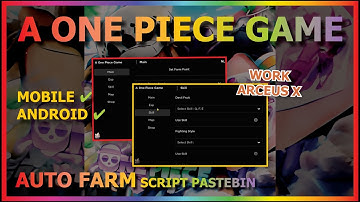 A ONE PIECE GAME Script Mobile AUTO FARM | AUTO RADI | ESP (USE ALL WEAPON)