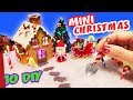 10 DIY MINIATURE CHRISTMAS - How to make a miniature WINTER ZEN GARDEN | aPasos Crafts DIY