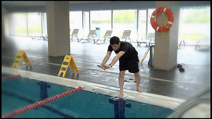Natación 8. Tirarse de cabeza