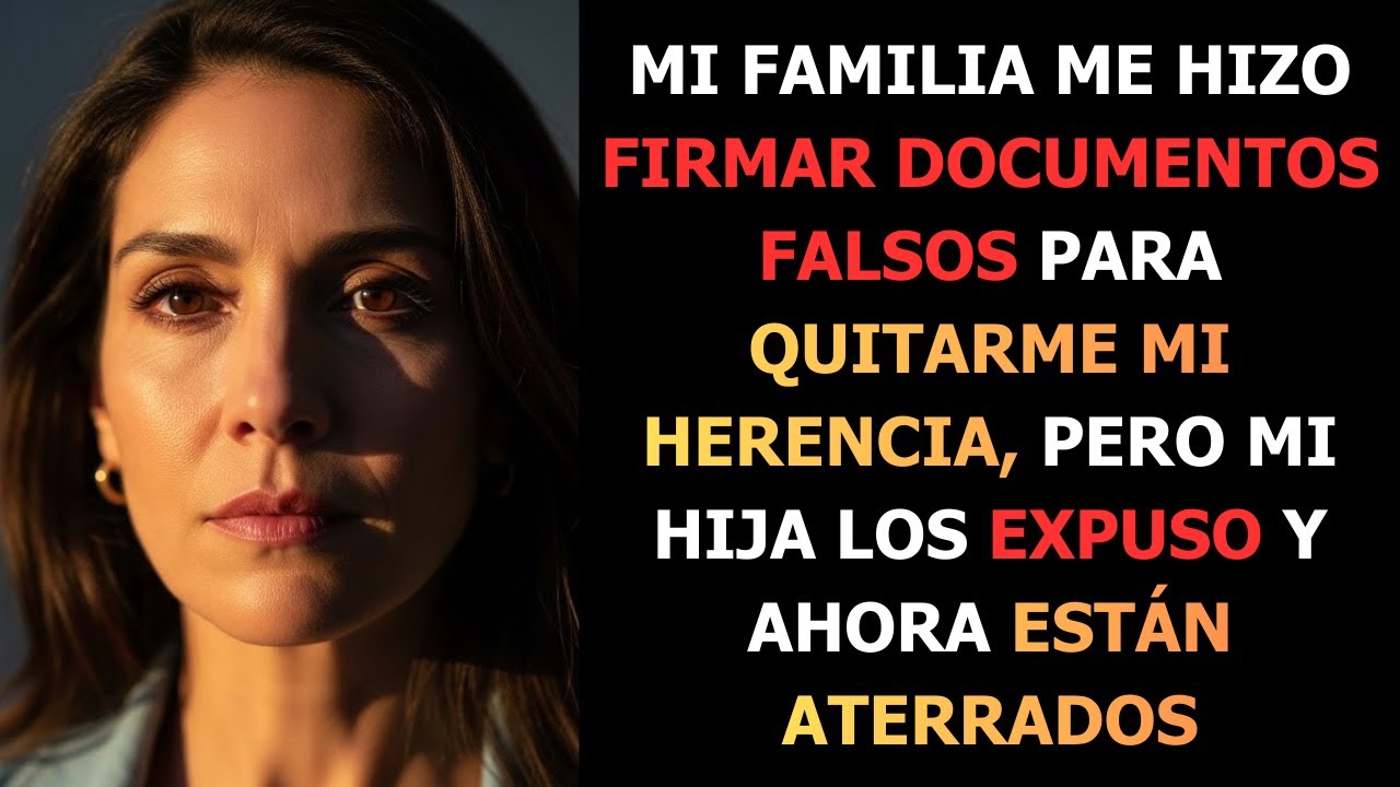 Mi FAMILIA me Hizo FIRMAR Documentos FALSOS para Quitarme mi HERENCIA, Pero mi HIJA los EXPUSO y
